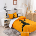 Conjunto de cama de 3 peças com animal de desenho para quarto infantil